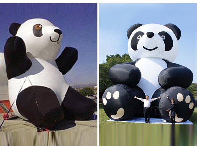 晴隆充气熊猫展示
